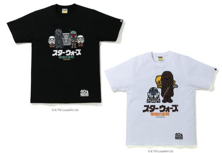 Bape x STAR WARS联名推出《帝国反击战》40周年主题系列